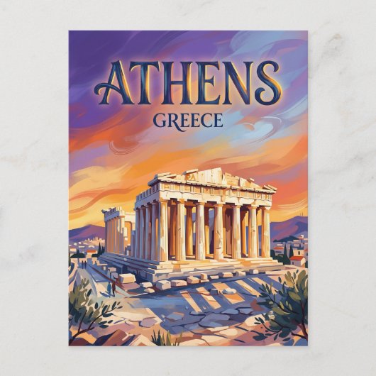 Parthenon (Acropolis) Griekenland Briefkaart (Voorkant)