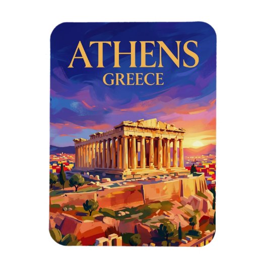 Parthenon (Acropolis) Griekenland Magneet (Verticaal)