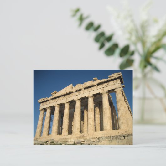 Parthenon Acropolis in Athene Briefkaart (Staand voorkant)