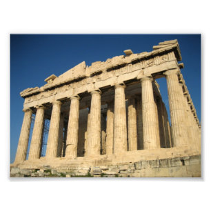 Parthenon Acropolis in Athene Foto Afdruk