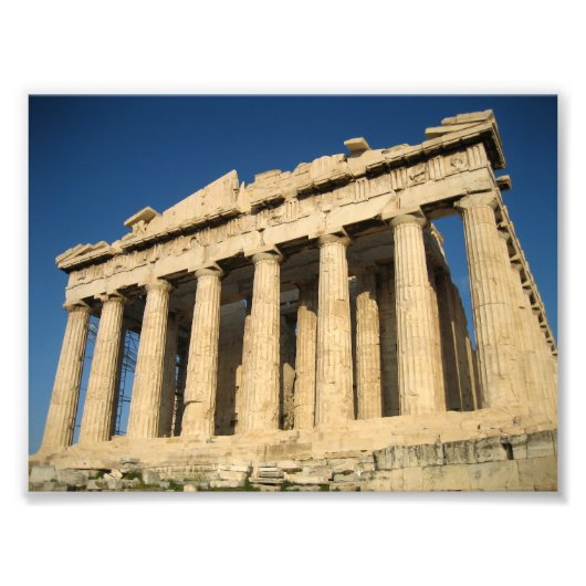 Parthenon Acropolis in Athene Foto Afdruk (Voorkant)