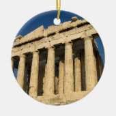 Parthenon Acropolis in Athene Keramisch Ornament (Voorkant)