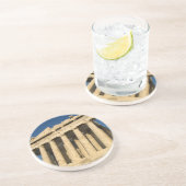 Parthenon Acropolis in Athene Zandsteen Onderzetter (Zijkant)