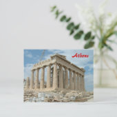 Parthenon - Athene Briefkaart (Staand voorkant)