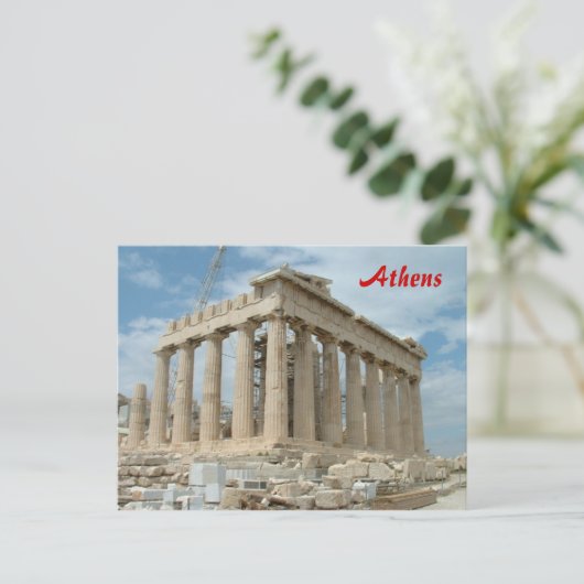 Parthenon - Athene Briefkaart (Staand voorkant)