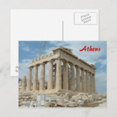Parthenon - Athene Briefkaart (Voorkant / Achterkant)