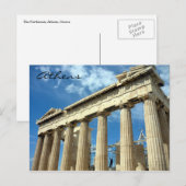 parthenon athene briefkaart (Voorkant / Achterkant)