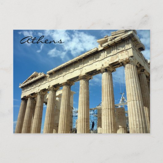 parthenon athene briefkaart (Voorkant)