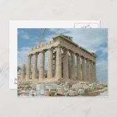 Parthenon - Athene Briefkaart (Voorkant / Achterkant)