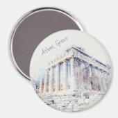 Parthenon Athene Griekenland Magnet - Oude ruïnes (Voorkant / Achterkant)