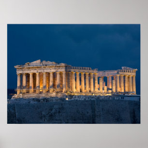 Parthenon. Athene, Griekenland Poster