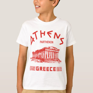 Parthenon - Athene - Grieks (rood) T-shirt