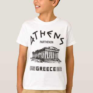Parthenon - Athene - Grieks (zwart) T-shirt