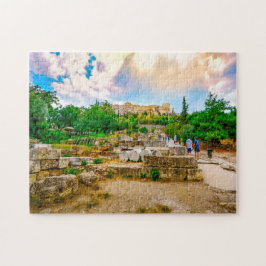 Parthenon Athene. Legpuzzel