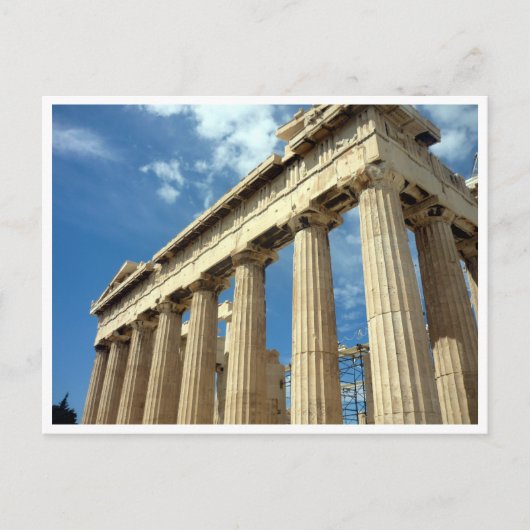 parthenon atheniaan briefkaart (Voorkant)