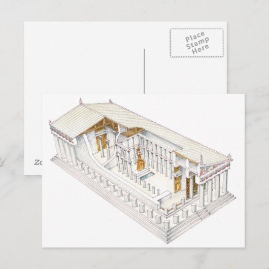 Parthenon Athens Briefkaart (Voorkant / Achterkant)