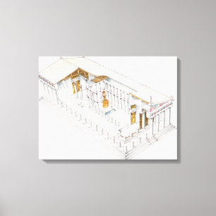 Parthenon Athens Canvas Afdruk