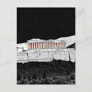 Parthenon Athens Griekenland Briefkaart