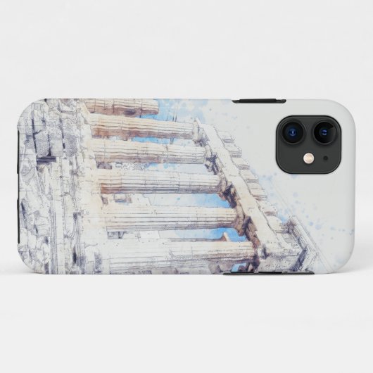 Parthenon Athens iPhone Case – Oude plaatsen Hoesj (Achterkant (horizontaal))