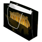 Parthenon bij nacht large cadeautasje (Voorkant Gekanteld)