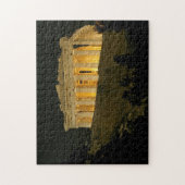 Parthenon bij nacht legpuzzel (Verticaal)