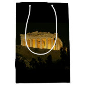 Parthenon bij nacht medium cadeauzakje (Voorkant)