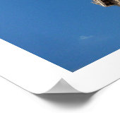 parthenon blauw poster (Hoek)