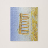 Parthenon, c.1834 (m/c boven potlood op papier) legpuzzel (Verticaal)