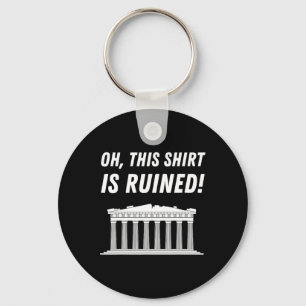 Parthenon Griekenland en Acropolis van Athene Sleutelhanger