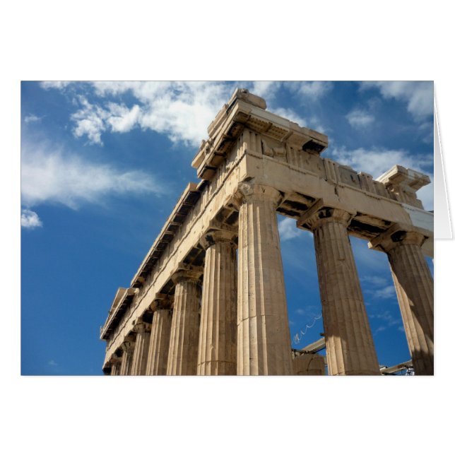 parthenon - kolommen (Voorkant Horizontaal)