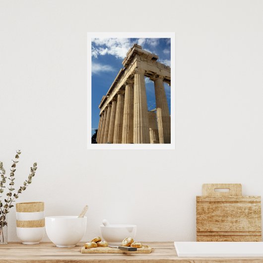 parthenon - kolommen poster (Keuken)