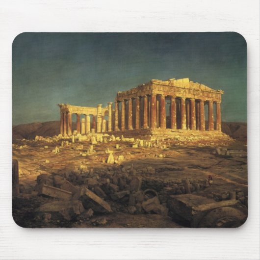Parthenon-mousepad van de kerk muismat (Voorkant)