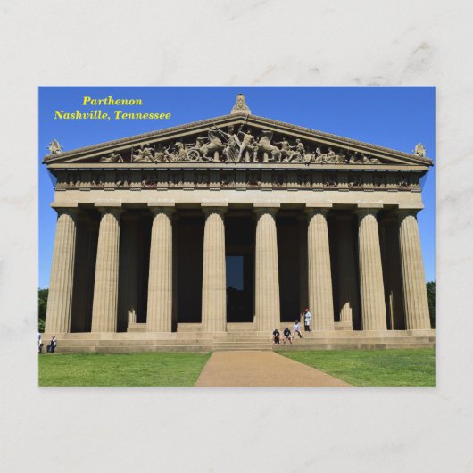 Parthenon Nashville, tennessee briefkaart (Voorkant)