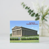 Parthenon Nashville, tennessee briefkaart (Staand voorkant)