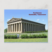 Parthenon Nashville, tennessee briefkaart (Voorkant)