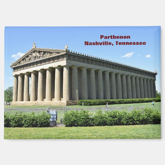 Parthenon Nashville, tennessee briefkaart Magneet (Voorkant)