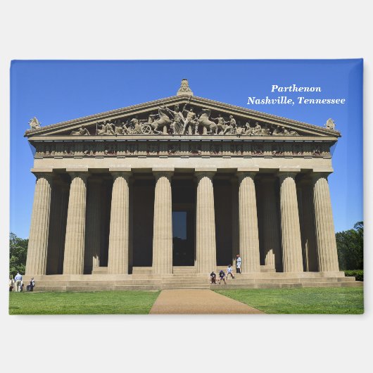 Parthenon Nashville Tennessee Magneet (Voorkant)