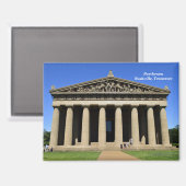 Parthenon Nashville Tennessee Magneet (Voorkant / Achterkant)