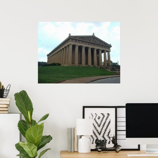 Parthenon Nashville TN Centennial Park Poster (Thuiskantoor)