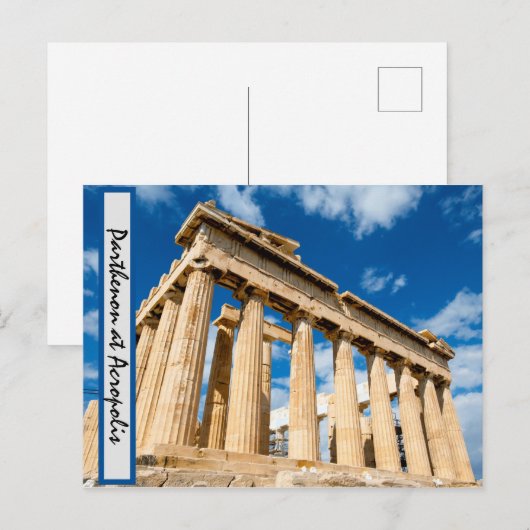 Parthenon op Acropolis Briefkaart (Voorkant / Achterkant)
