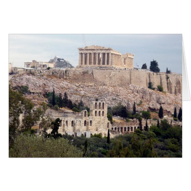parthenon op akropolis (Voorkant Horizontaal)