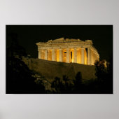 Parthenon op het Poster Night (Voorkant)