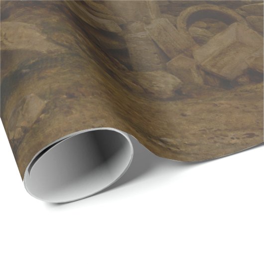 Parthenon (Oude Griekse tempel, Athens Landmark) Cadeaupapier (Rol Hoek)