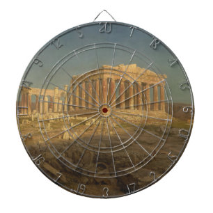 Parthenon (Oude Griekse tempel, Athens Landmark) Dartbord