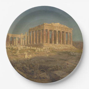 Parthenon (Oude Griekse tempel, Athens Landmark) Papieren Bordje