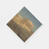 Parthenon (Oude Griekse tempel, Athens Landmark) Servet (Hoek)