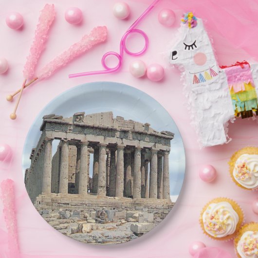Parthenon Papieren Bordje (Feest)