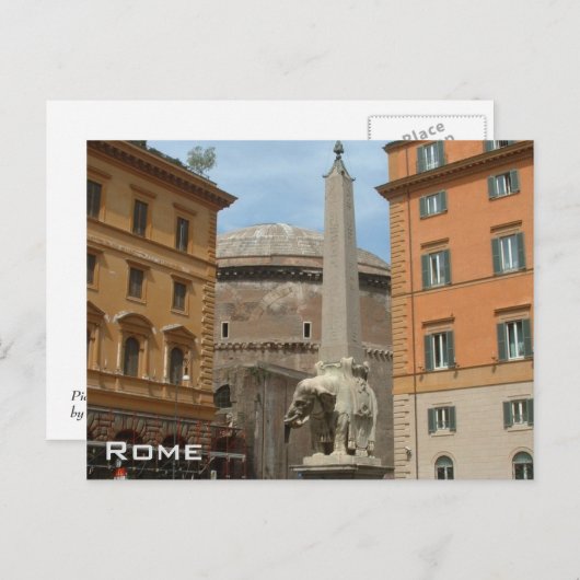 Parthenon - Rome Briefkaart (Voorkant / Achterkant)