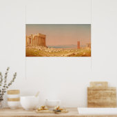 Parthenon Ruins - Sanford Gifford Fine Art Poster (Keuken)