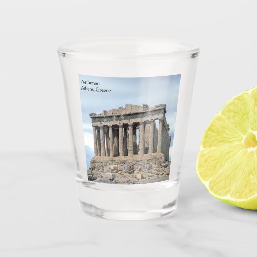 Parthenon Shot Glas (Voorkant)